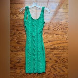 NWT Hera Collection Teal Knit Midi Dress